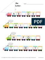 Alphabet Missing Letter Activity PDF