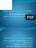 Cerc Pedagogic NR 2 Deva