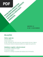 Apresentação Problemas Ambientais Contemporâneos