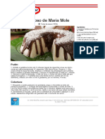 Recipe PDF Pudim Cremoso de Maria Mole