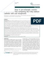 Induction of Labour in Pre-Eclamptic Women