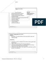 Processo Di Sviluppo (STD 12207) : Fasi Di Implementazione e Testing Del SW Testing Del SW