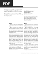 Sentimentos e percepções de puérperas com relação à assistência prestada pelo serviço materno-infantil de um hospital universitário