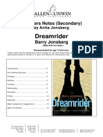 Dreamrider: Teachers Notes (Secondary)