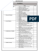 Paper-1: Topic Day 1. Sociology: The Discipline