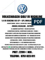 Volkswagen Golf Iv Highline