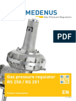 Gas Pressure Regulator RS 250 / RS 251: Product Information