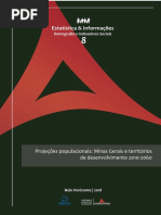 FJP Série Estatística Informações n. 8 - Projeções Populacionais_Minas Gerais e Territórios de Desenvolvimento