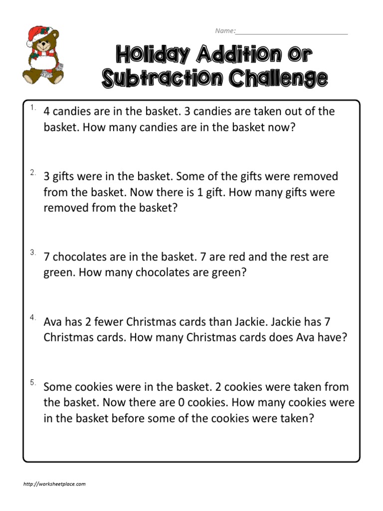 2nd Grade Addition Problems I | PDF