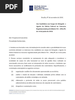 Proposta Delegados e Agentes da Polícia Federal