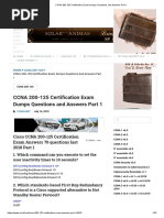 Ccna v6.0 2018: CCNA 200-125 Certi Cation Exam Dumps Questions and Answers Part 1