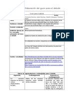 Act 4 Elaboración de Un Guion para Debate