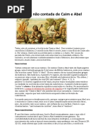 a historia não contada de caim