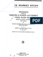 Ben Graham Testimony;  hearings of the senate Committee on Banking and currency, 1955,