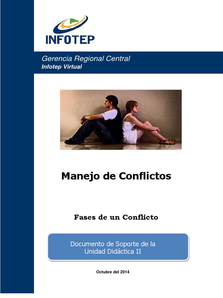 Fases y Opciones en Manejo de Conflictos | PDF | Conflicto (proceso ...