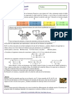 Sistemas de ecuaciones y problemas de matemáticas