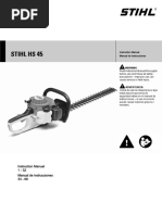 STIHL HS 45t Manual