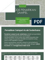 Materi Presentasi Metode Penarikan Sampel