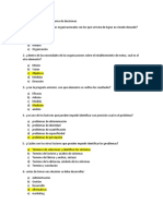 Preguntas Del Proceso de Toma de Decisiones