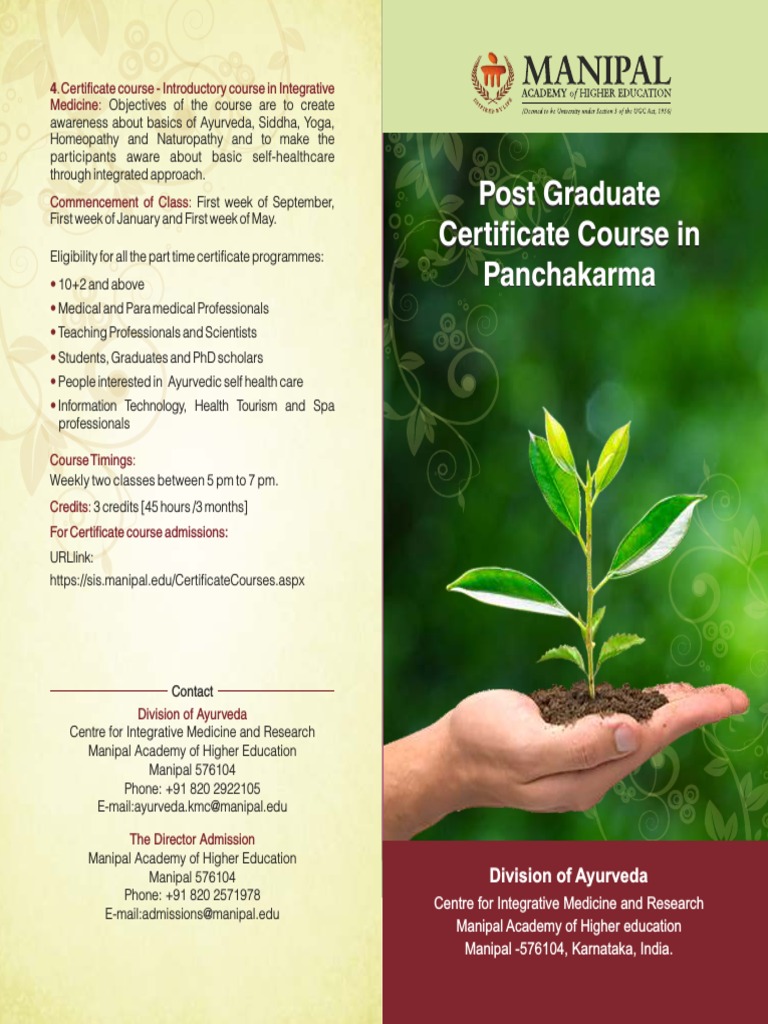 Panchakarma Course | PDF | Ayurveda | Medicine