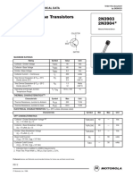 General Purpose Transistors 2N3903 2N3904 : NPN Silicon