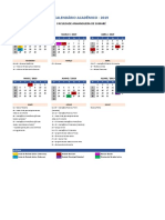 Calendario Academico SP2 AEDU Sumaré