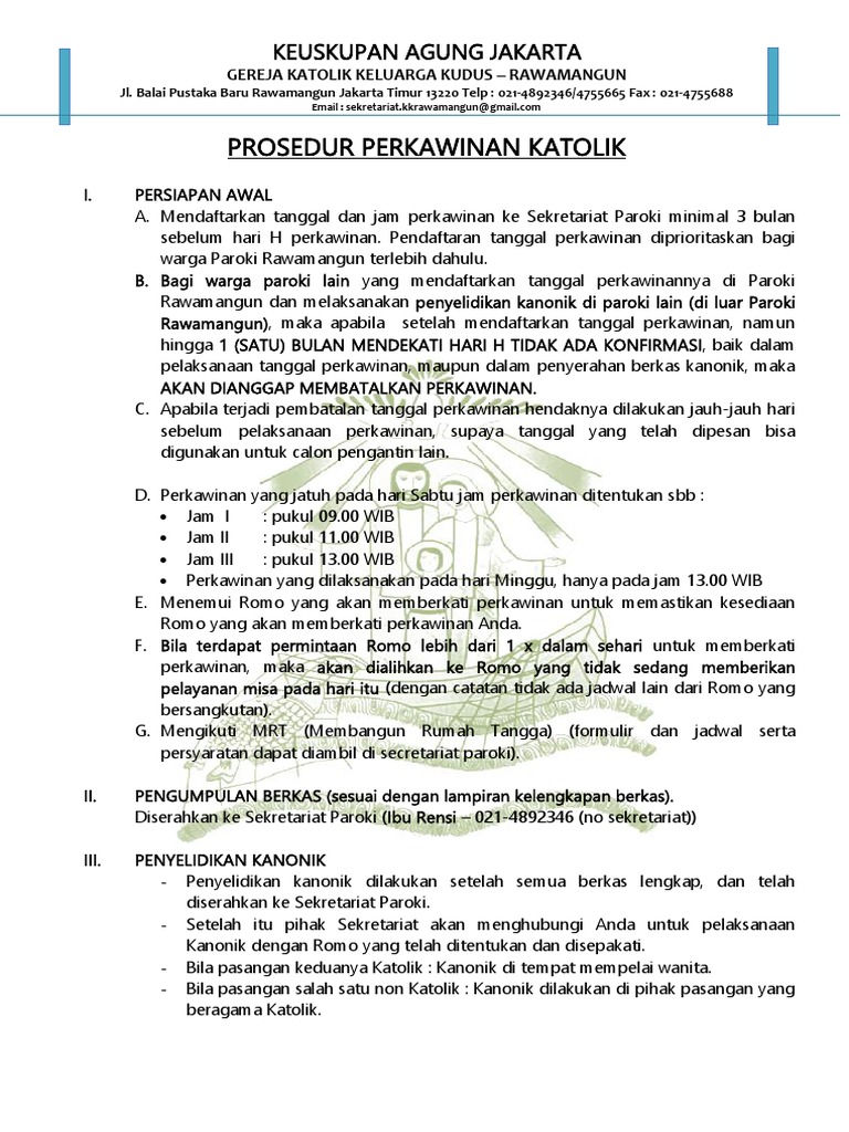 Buku Panduan Pernikahan Katolik Terbaru 2017 Berbagai Buku