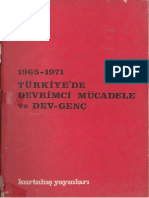 1965-1971 Türkiye'de Devrimci Mücadele Ve Dev-Genç Kurtuluş Yayınları
