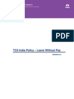 TCS India Policy - Leave Without Pay PDF