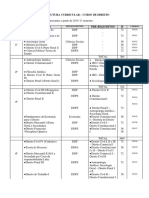 Estrutura Curricular Do Curso de Direito Unimontes