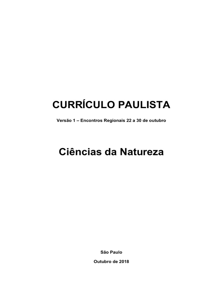 Ciências Da Natureza | PDF | Science | Aprendizado