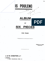 Poulenc Fr. - 6 Pieces For Piano