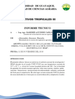 Imforme de Cultivos Tropicales 3 Cacao -Iniap