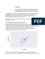 Feature Extraction: 4.1. Principal Component Analysis (PCA)
