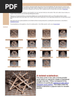 A Twisted Octahedron: Tensegrity Models