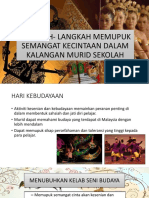 Langkah - Langkah Memupuk Semangat Kecintaan Dalam Kalangan Murid