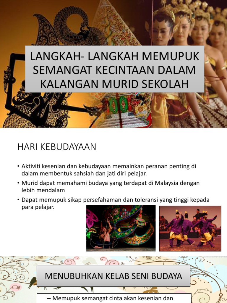 Langkah Langkah Memupuk Semangat Kecintaan Dalam Kalangan Murid Pdf