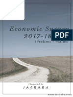 IAS Economic Survey 2017 18 Gist
