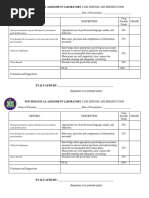 Case Defense Rubric