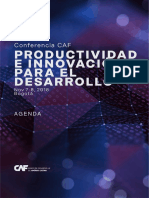 Agenda Conferencia Caf Productividad e Innovación para El Desarrollo Veroct05