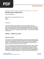Getting Started With Javaserver Faces 1.2, Part 1:: Building Basic Applications