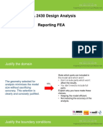 NHA 2430 Design Analysis Reporting FEA