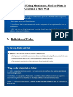 A Brief Study of Using Membrane, Shell or Plate in Assigning A Slab-Wall 2 PDF