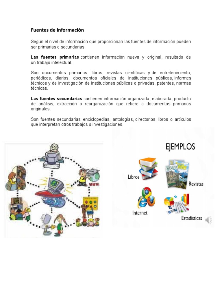 Tipos de Fuentes de Información | PDF