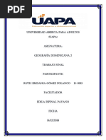 Trabajo Final de Geografia Dominicana 2