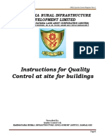 KRIDL Quality Control Instructions for Concrete Works