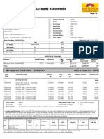 Account Statement: Folio Number: 1037315010