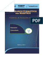 Cuaderno G-01-EC Educación Comunitaria