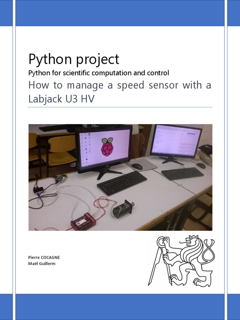 Python Project How To Manage A Speed Sensor With A Labjack U3 HV PDF