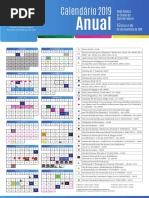 Protótipo Calendário ANUAL 2019